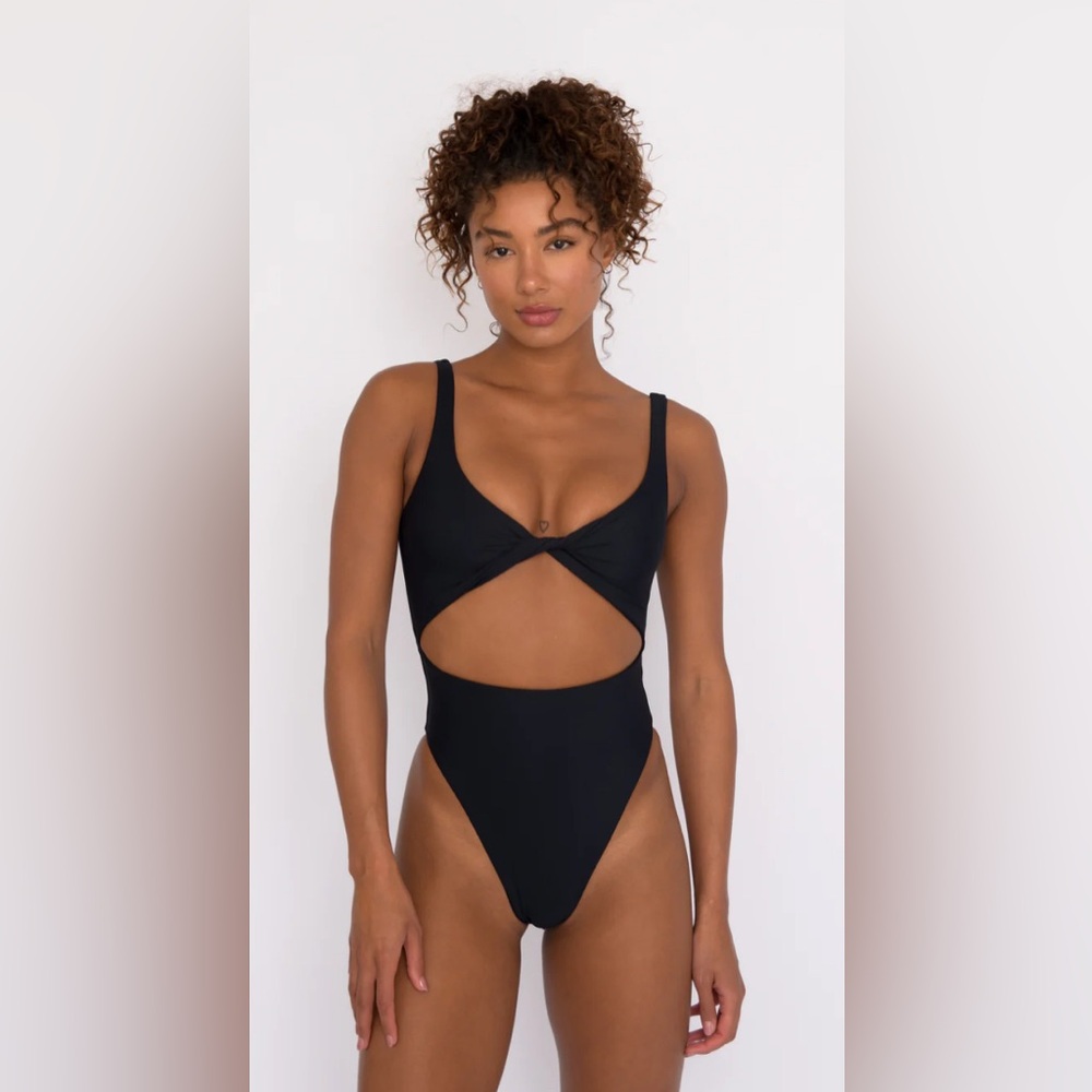 Skatie Black One Piece Swimsuit